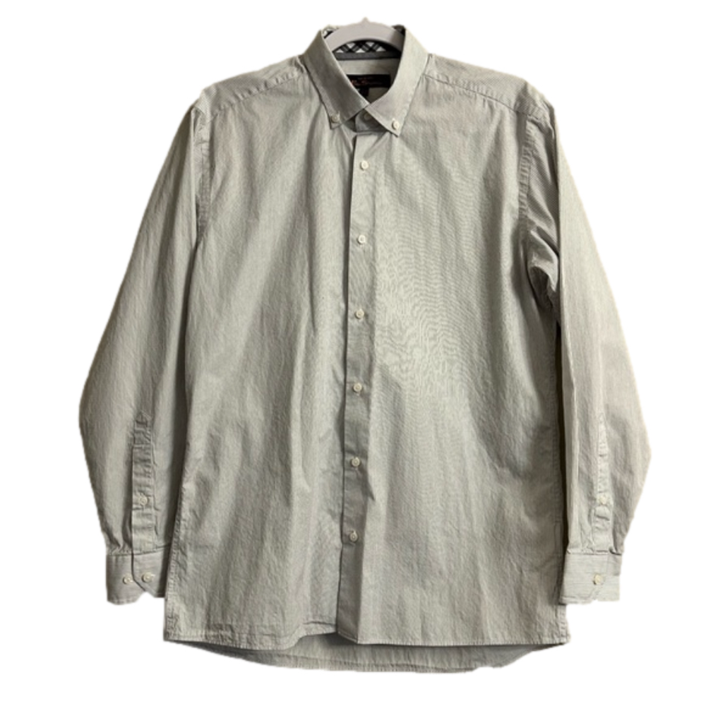 Ben Sherman Striped Dress Shirt/Medium